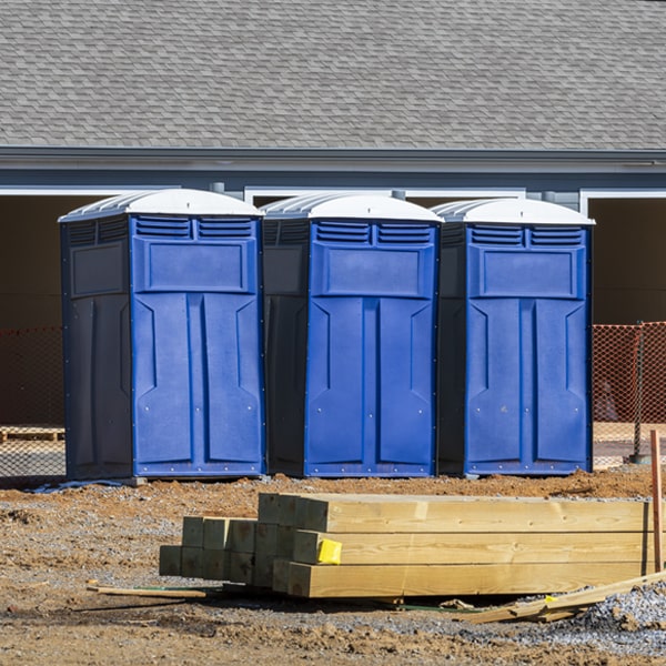 are there any restrictions on what items can be disposed of in the porta potties in Riverside WA